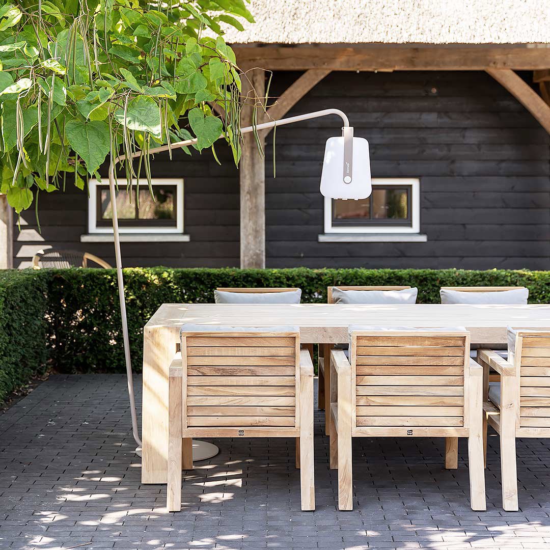 Ensemble pour le jardin Italie – bois de teck avec 6 chaises